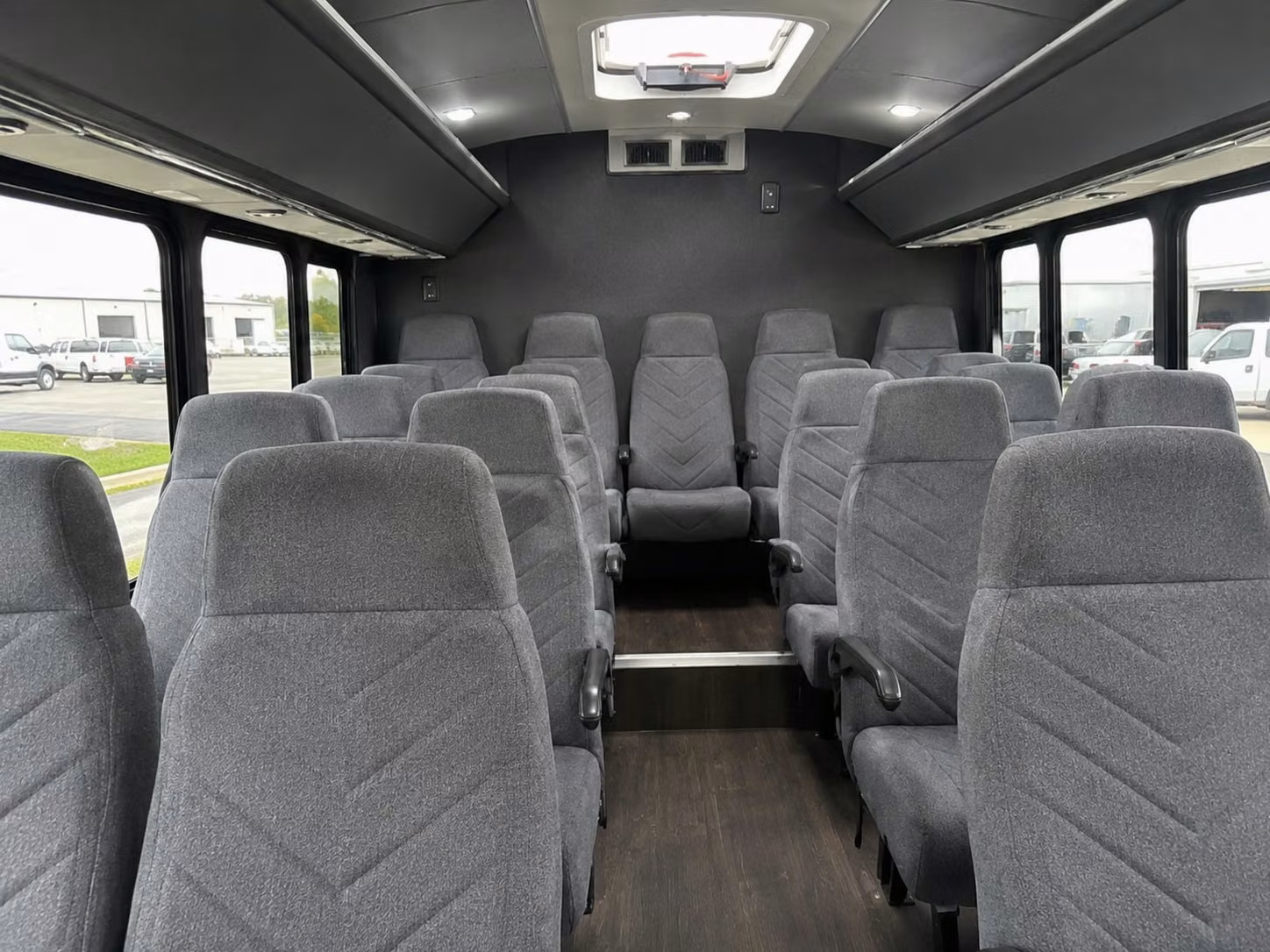 15 passenger minibus inside