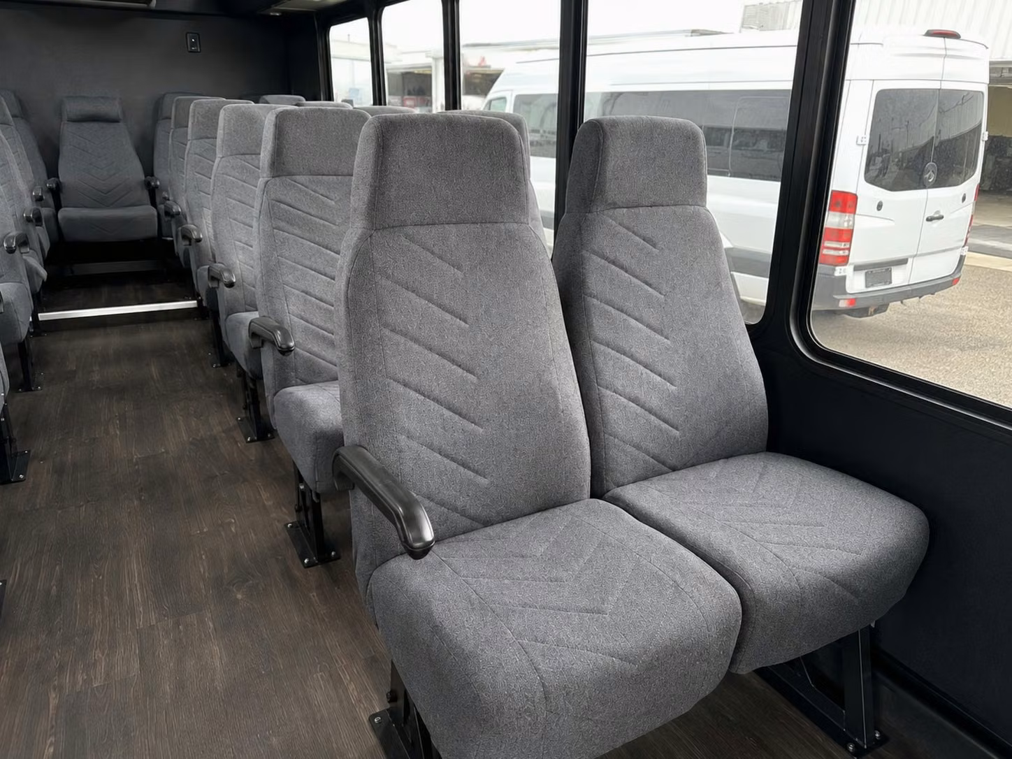 15 passenger minibus interior