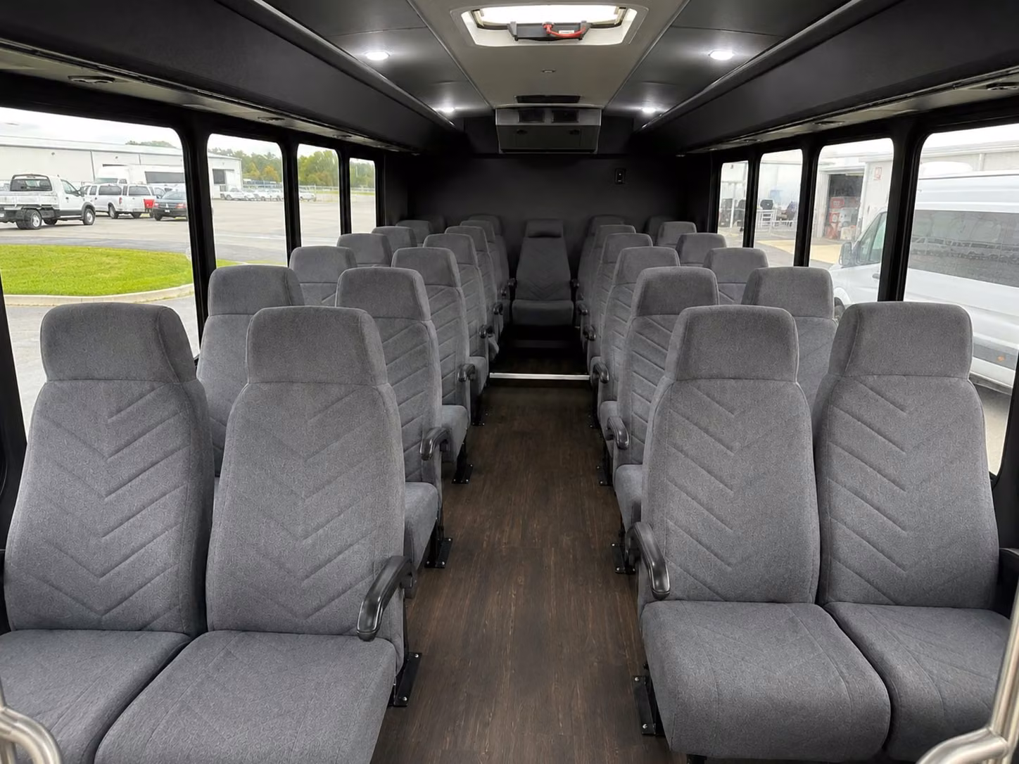 20 passenger minibus interior
