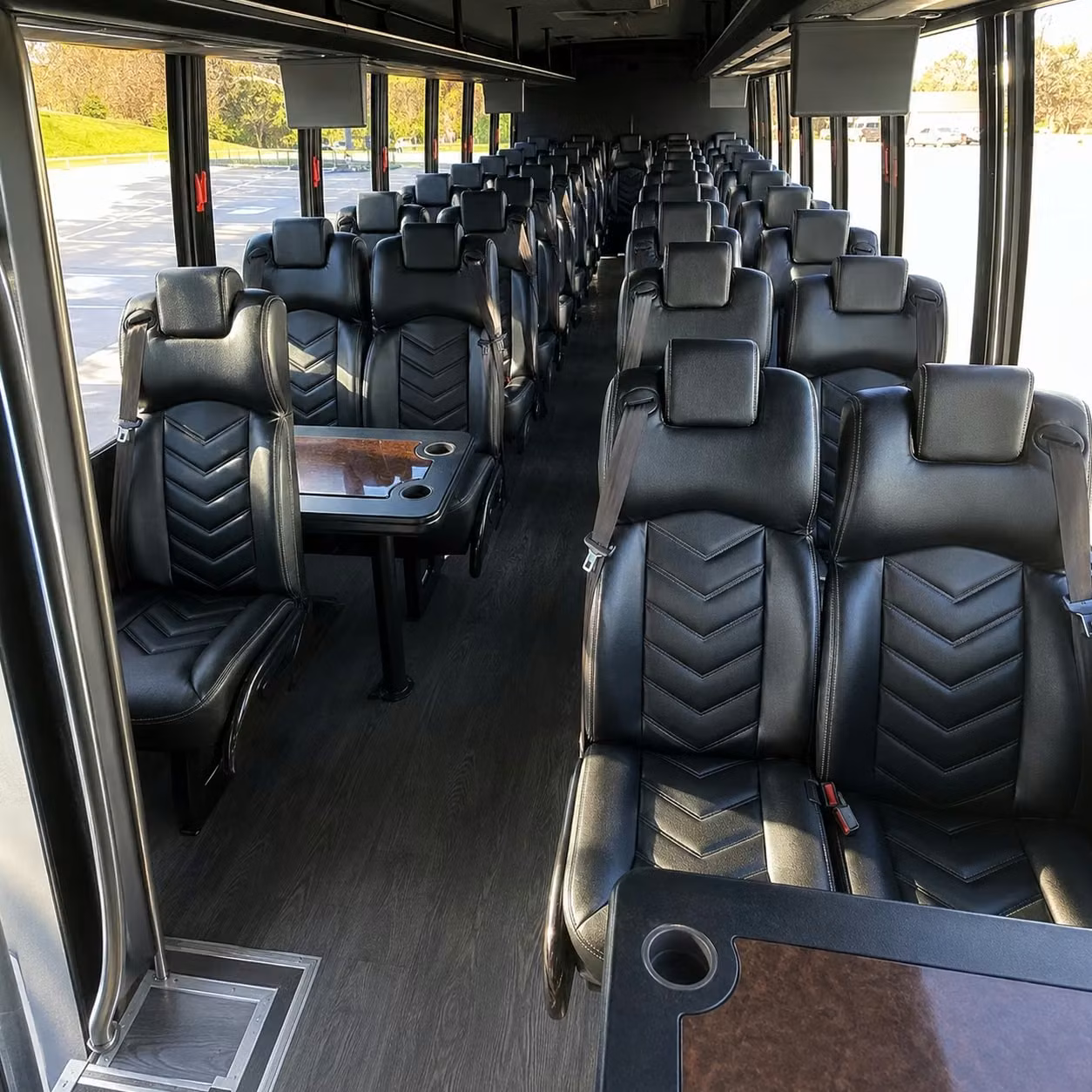 minibuses keep smaller prom groups comfortable and on schedule