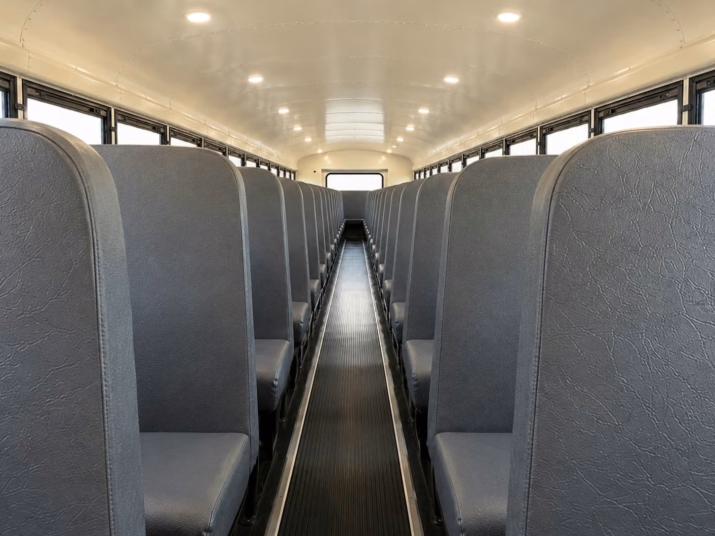 school bus inside